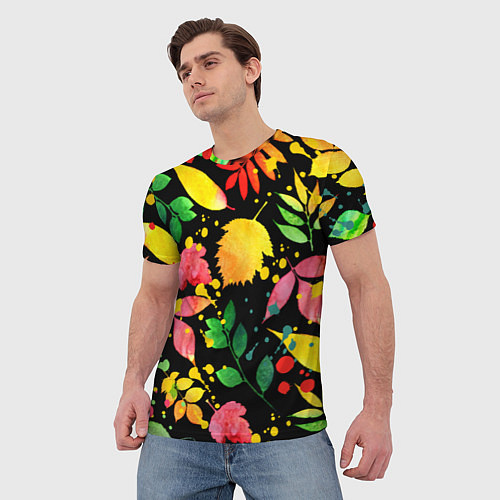 Мужская футболка Осень / 3D-принт – фото 3