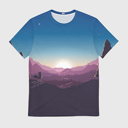 Футболка мужская Дивный Рассвет, цвет: 3D-принт