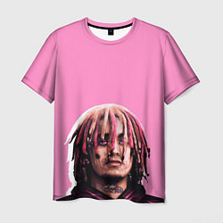 Футболка мужская Lil Pump: Pink, цвет: 3D-принт