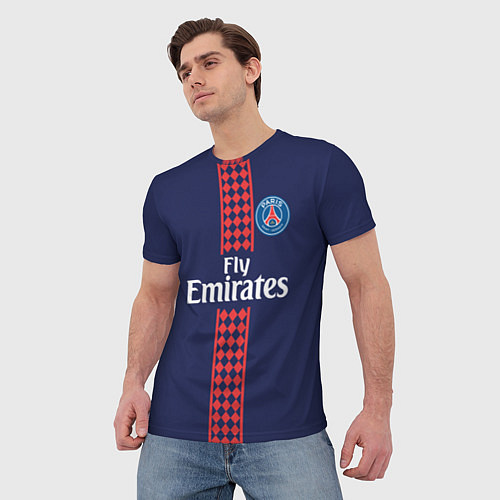 Мужская футболка PSG FC: Original 2018 / 3D-принт – фото 3