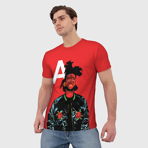 Мужская футболка The Weeknd: Able / 3D-принт – фото 3