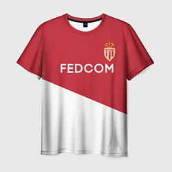 Футболка мужская Monaco FC: Mbappe Red Home 17/18, цвет: 3D-принт