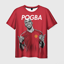 Футболка мужская FC MU: Pogba, цвет: 3D-принт