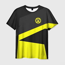 Футболка мужская FC Borussia: Sport Geometry, цвет: 3D-принт