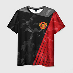 Футболка мужская FC Manchester United: Abstract, цвет: 3D-принт