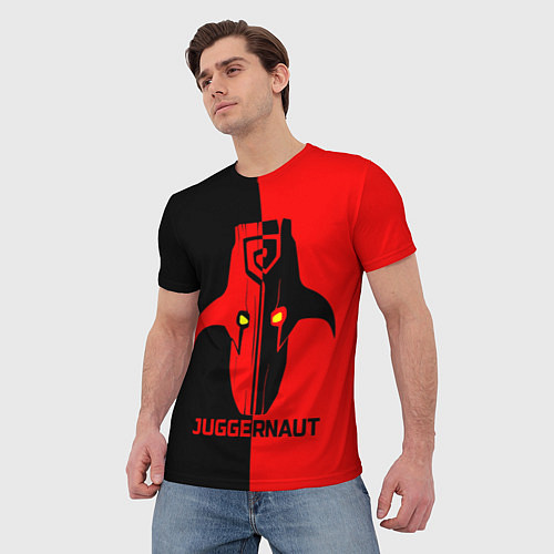 Мужская футболка Juggernaut Blood / 3D-принт – фото 3