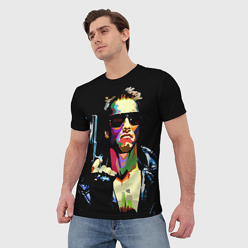 Мужская футболка Terminator Art / 3D-принт – фото 3