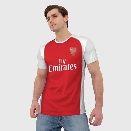 Мужская футболка FC Arsenal: Henry Home 17/18 / 3D-принт – фото 3