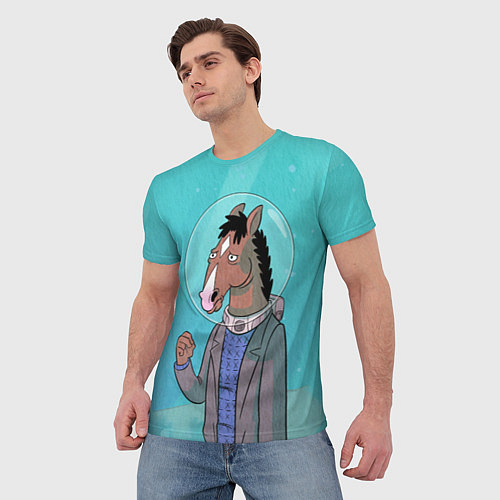 Мужская футболка BoJack / 3D-принт – фото 3