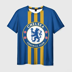 Футболка мужская FC Chelsea: Gold Lines, цвет: 3D-принт