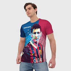 Футболка мужская Lionel Messi, цвет: 3D-принт — фото 2