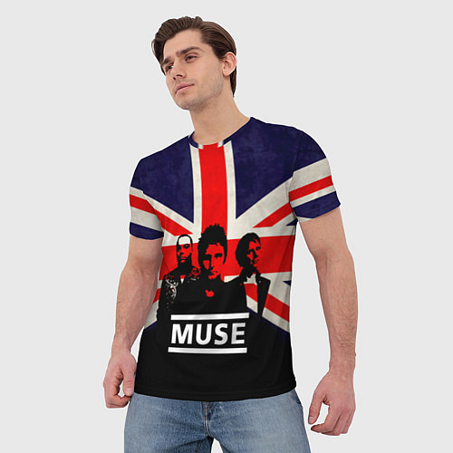 Мужская футболка Muse UK / 3D-принт – фото 3