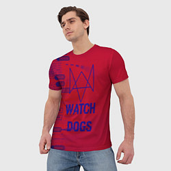Футболка мужская Watch Dogs: Hacker Collection, цвет: 3D-принт — фото 2