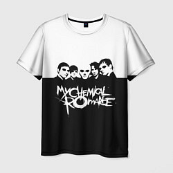 Футболка мужская My Chemical Romance B&W, цвет: 3D-принт