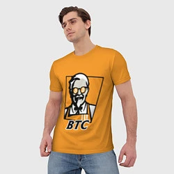 Футболка мужская BTC vs KFC, цвет: 3D-принт — фото 2