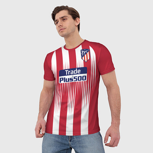 Мужская футболка FC Atletico Madrid: Griezmann Home 18/19 / 3D-принт – фото 3