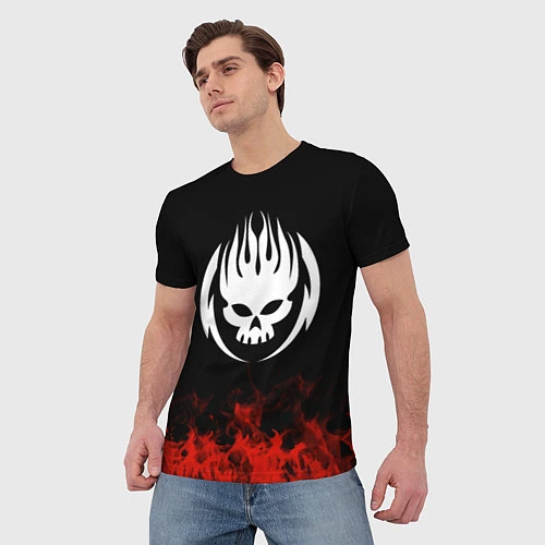 Мужская футболка The Offspring: Red Flame / 3D-принт – фото 3