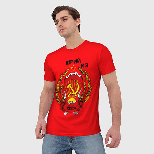 Мужская футболка Юрий из СССР / 3D-принт – фото 3