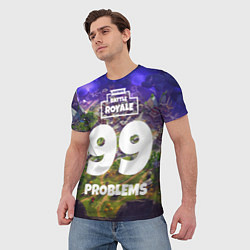 Футболка мужская Fortnite: 99 Problems, цвет: 3D-принт — фото 2