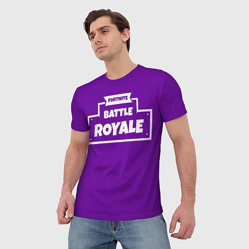 Мужская футболка Fortnite: Battle Royale / 3D-принт – фото 3