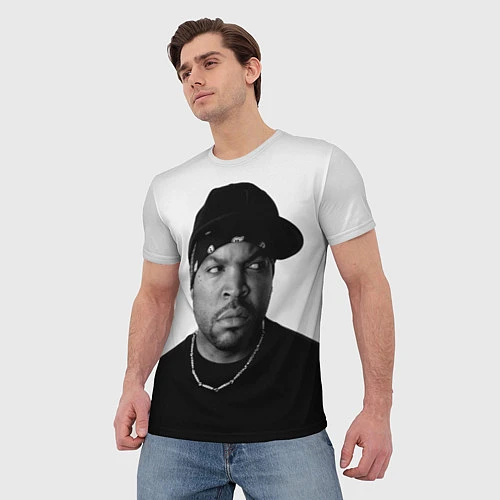 Мужская футболка Ice Cube / 3D-принт – фото 3