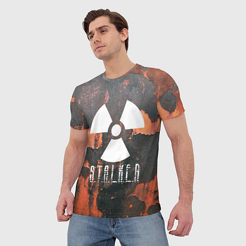 Мужская футболка S.T.A.L.K.E.R: Orange Toxic / 3D-принт – фото 3