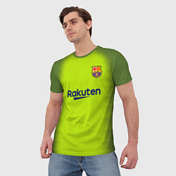 Футболка мужская FC Barcelona: Home 18/19, цвет: 3D-принт — фото 2