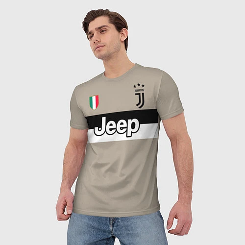 Мужская футболка FC Juventus: Away 18/19 / 3D-принт – фото 3