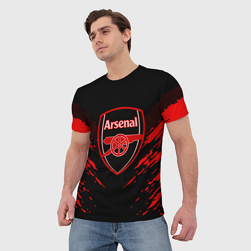 Мужская футболка Arsenal FC: Sport Fashion / 3D-принт – фото 3