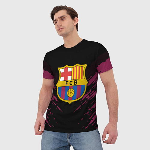 Мужская футболка Barcelona FC: Sport Fashion / 3D-принт – фото 3