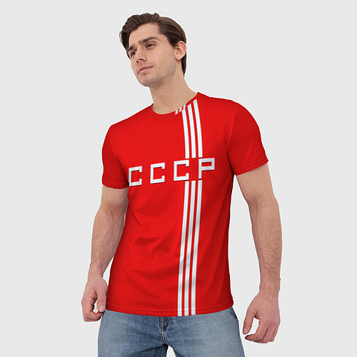 Мужская футболка Cборная СССР / 3D-принт – фото 3