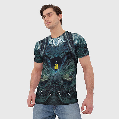 Мужская футболка Dark / 3D-принт – фото 3
