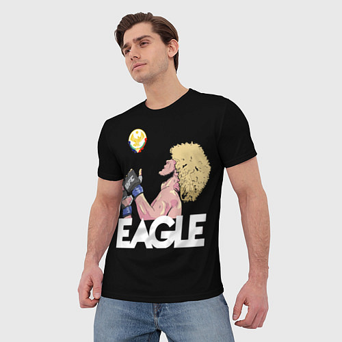 Мужская футболка Eagle Khabib / 3D-принт – фото 3