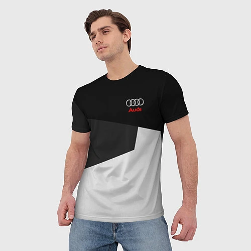 Мужская футболка Audi Sport / 3D-принт – фото 3