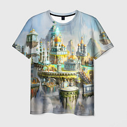 Футболка мужская Дворец в небесах, цвет: 3D-принт