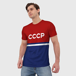 Футболка мужская СССР: Спортсмен, цвет: 3D-принт — фото 2