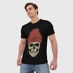 Футболка мужская Street Skull, цвет: 3D-принт — фото 2