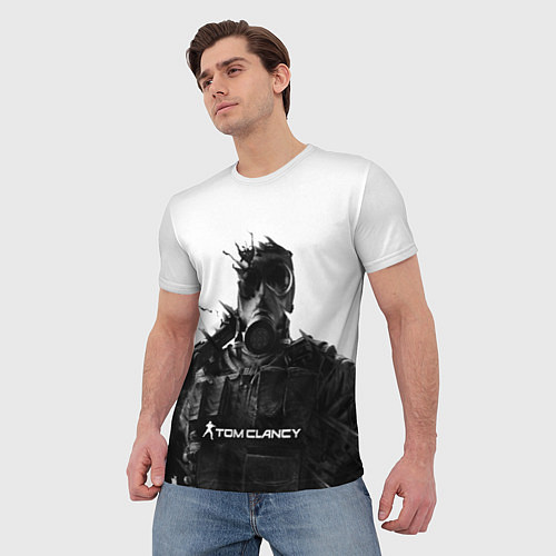Мужская футболка Tom Clancys Soldier / 3D-принт – фото 3