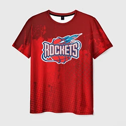 Футболка мужская Rockets NBA, цвет: 3D-принт