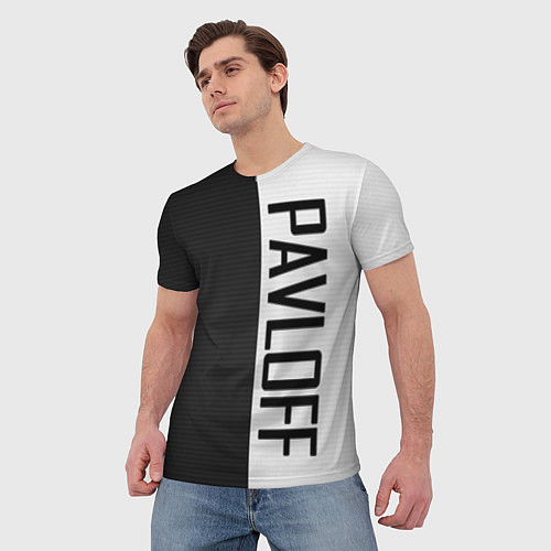 Мужская футболка PAVLOFF / 3D-принт – фото 3