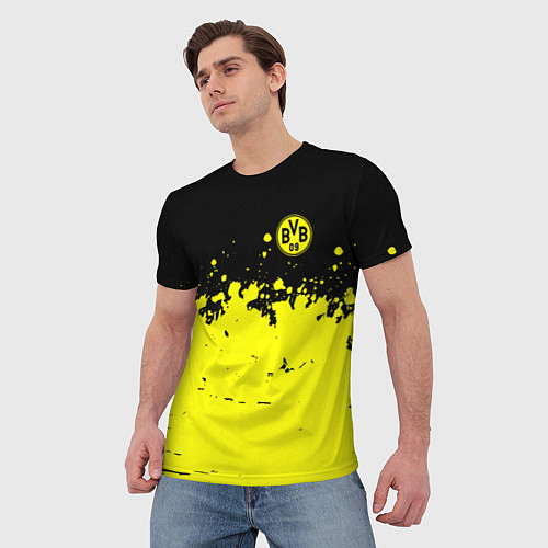 Мужская футболка FC Borussia Sport / 3D-принт – фото 3