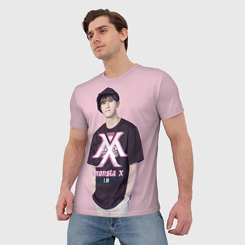 Мужская футболка Monsta X: I'm / 3D-принт – фото 3