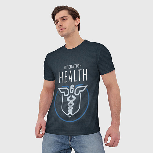 Мужская футболка R6S: Operation Health / 3D-принт – фото 3