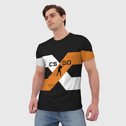 Мужская футболка CS:GO X / 3D-принт – фото 3