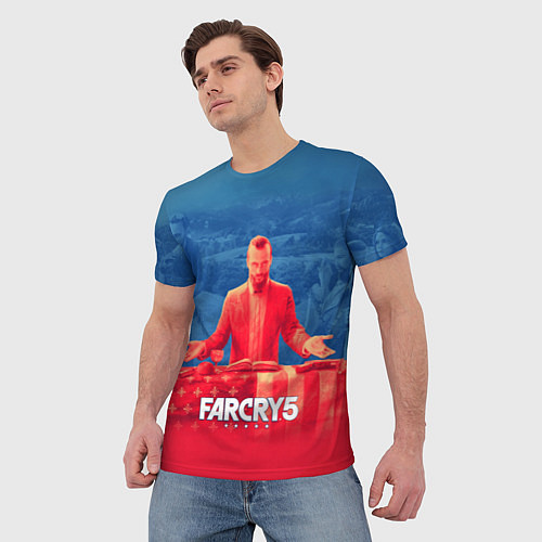 Мужская футболка Far Cry 5: Joseph Seed Family / 3D-принт – фото 3