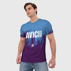 Футболка мужская Avicii Star, цвет: 3D-принт — фото 2