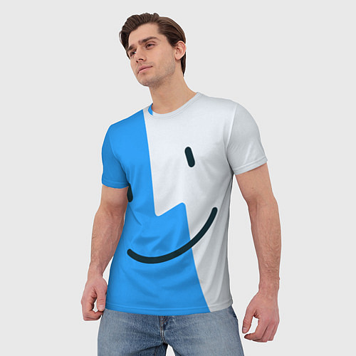 Мужская футболка Mac OS Smile / 3D-принт – фото 3