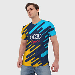 Футболка мужская Audi: Colour Sport, цвет: 3D-принт — фото 2