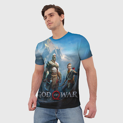 Мужская футболка God of War / 3D-принт – фото 3