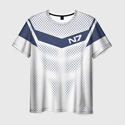 Футболка мужская N7: White Armor, цвет: 3D-принт